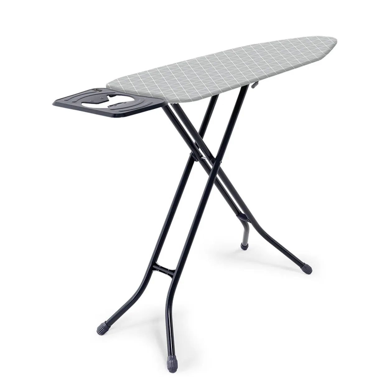 Table à repasser réglable gris imprimé géométrique