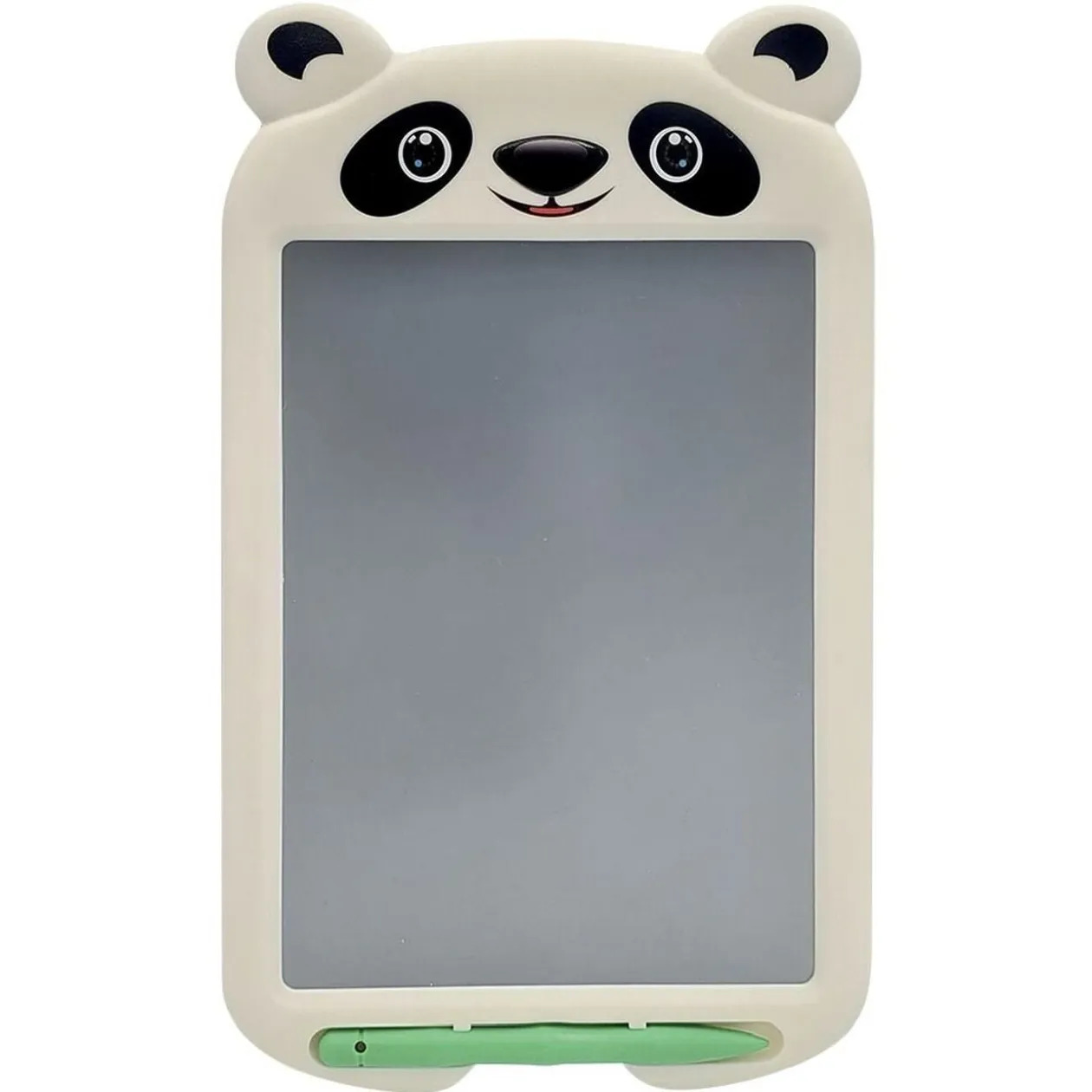 Tablette d'écriture enfant écran LCD forme ours H20cm blanc ou bleu