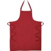 Tablier de cuisine rouge