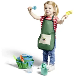 Tablier de jardinage enfant 30x40cm - Taille L - polyester vert < Gifi New