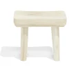 Tabouret bois naturel L27x17xH24cm < Gifi Clearance