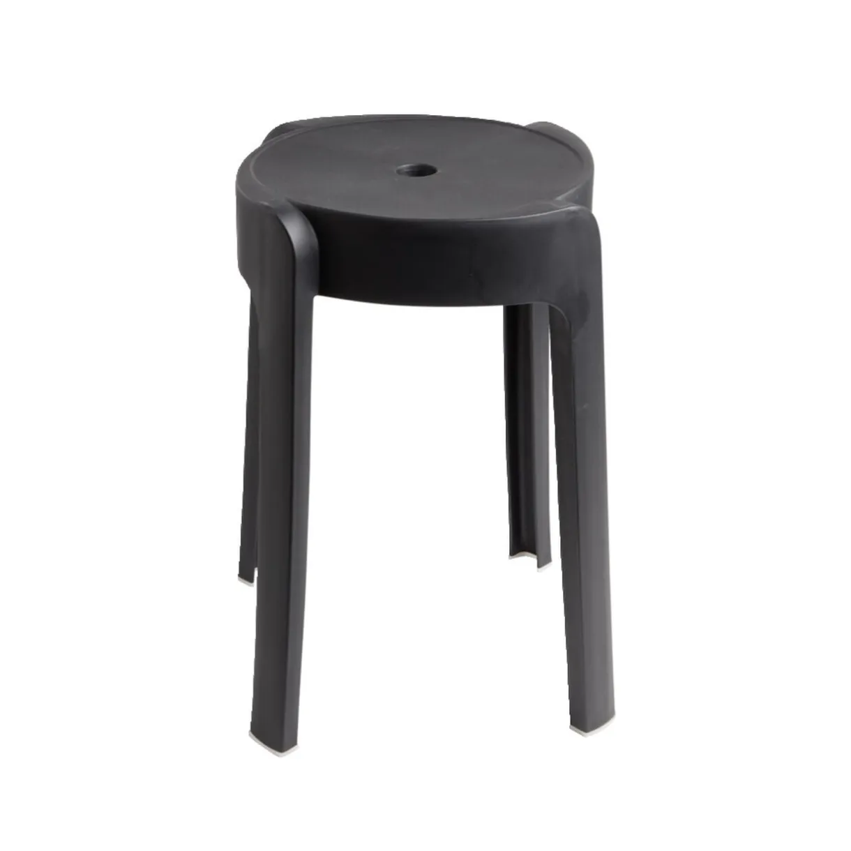 Tabouret plastique noir Firsty Ø26xH46cm < Gifi Sale