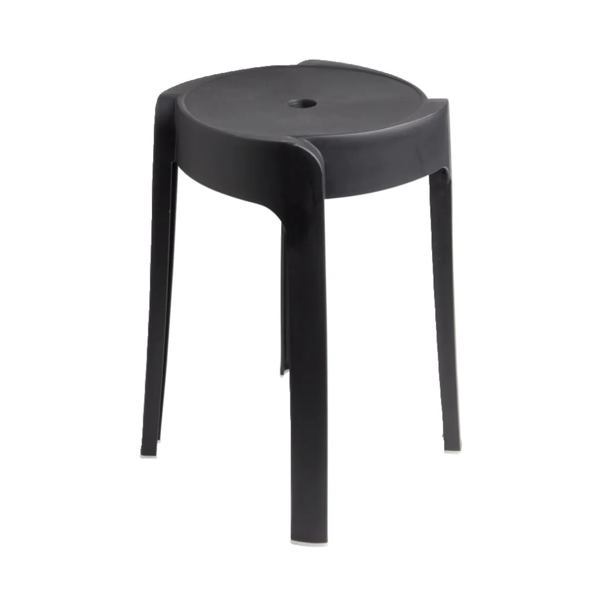 Tabouret plastique noir Firsty Ø26xH46cm < Gifi Sale