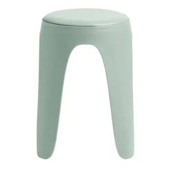 Tabouret rond Spiro pieds fins plastique vert Ø33xH46cm