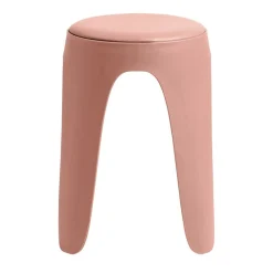 Tabouret rond Spiro pieds fins plastique terracotta Ø33xH46cm < Gifi Outlet