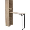 Étagère bar pliable en bois Luffi 131,5x43xH180cm < Gifi Online