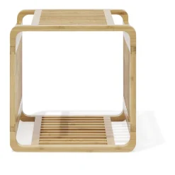 Étagère 1 case Macao bambou naturel - L.33xP.33xH.33 cm < Gifi