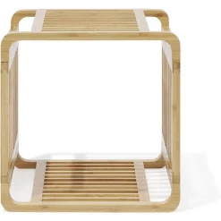 Étagère 1 case Macao bambou naturel - L.33xP.33xH.33 cm < Gifi