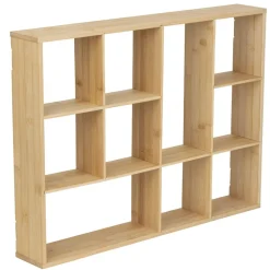 Étagère de cuisine en bambou 10 compartiments ouverts 45x9xH60cm < Gifi Best