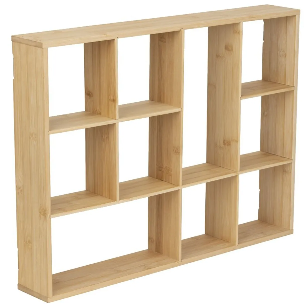 Étagère de cuisine en bambou 10 compartiments ouverts 45x9xH60cm < Gifi Best