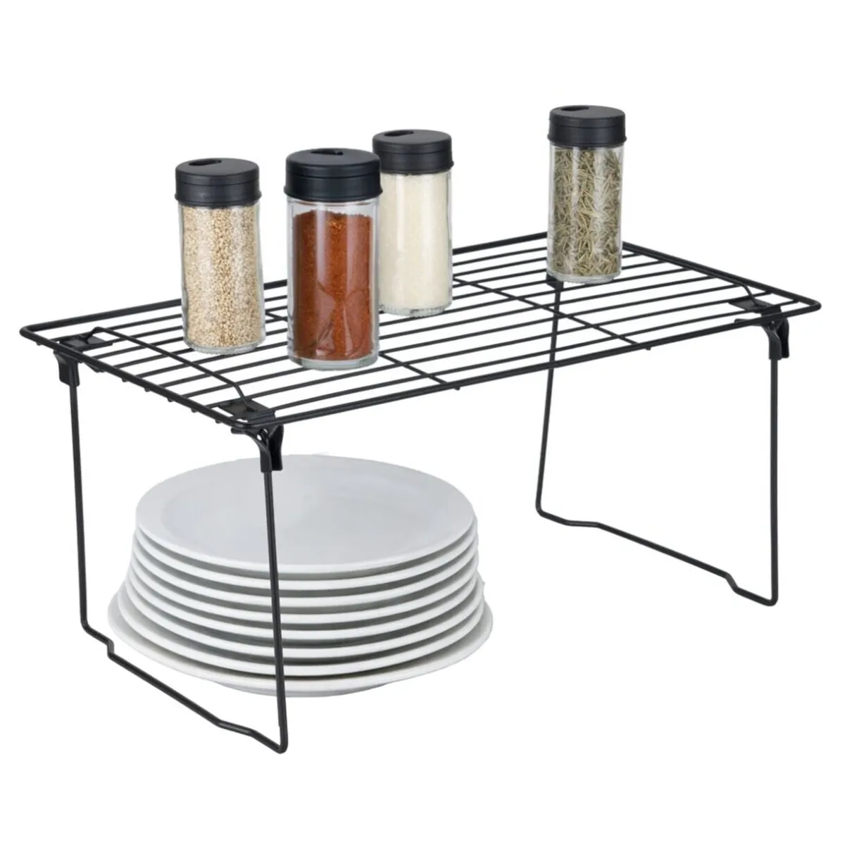 Étagère de cuisine pliable métal noir 40x18xH23cm < Gifi Sale