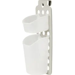 Étagère de douche ajustable à suspendre blanc transparent < Gifi Outlet