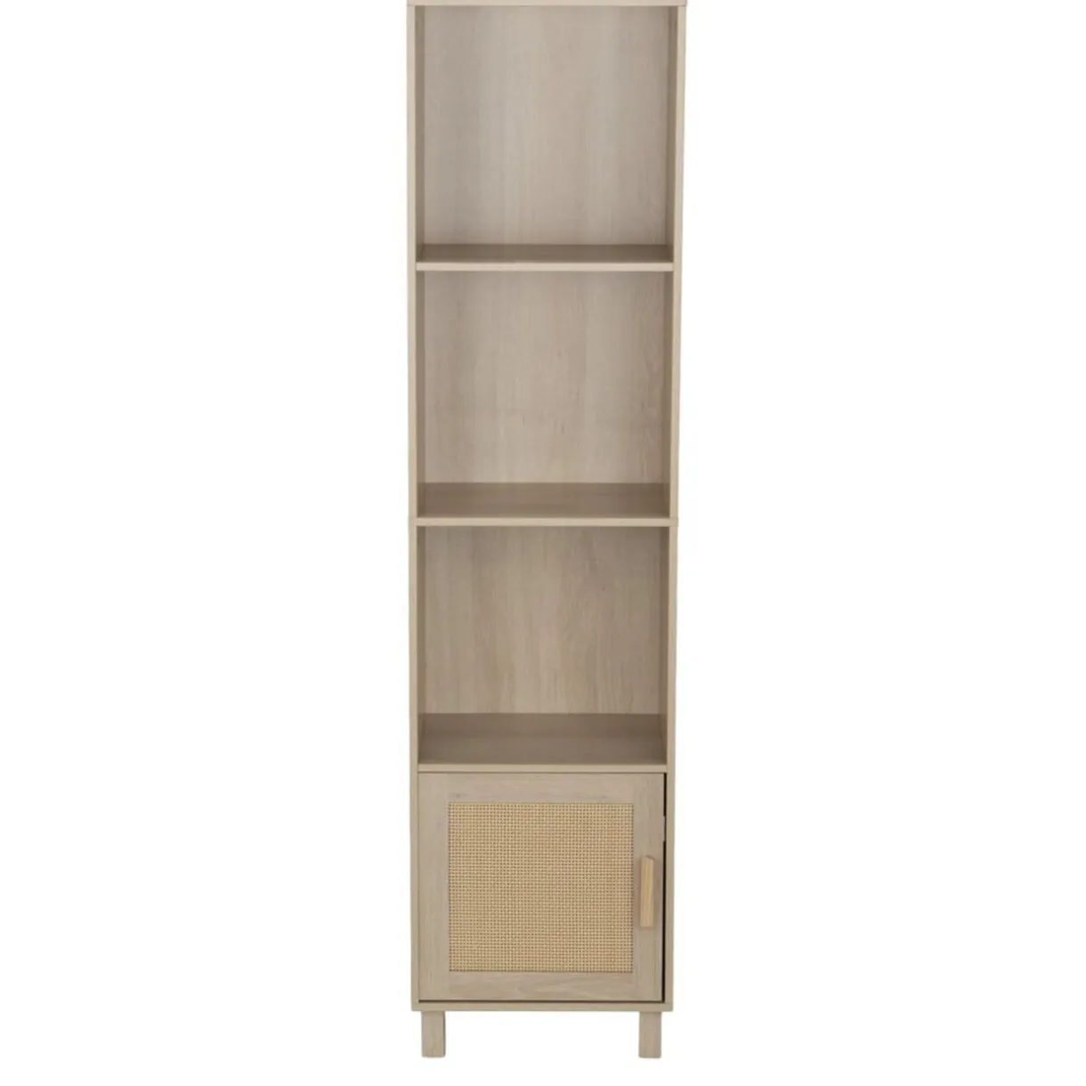Étagère en bois 4 cases 1 porte Kanna 40x30xH160cm < Gifi Clearance