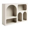 Étagère en bois 6 niches blanc 40x9xH28cm < Gifi Hot