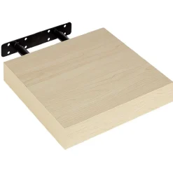 Étagère murale carrée bois beige < Gifi Outlet