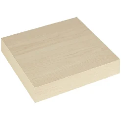 Étagère murale carrée bois beige < Gifi Outlet