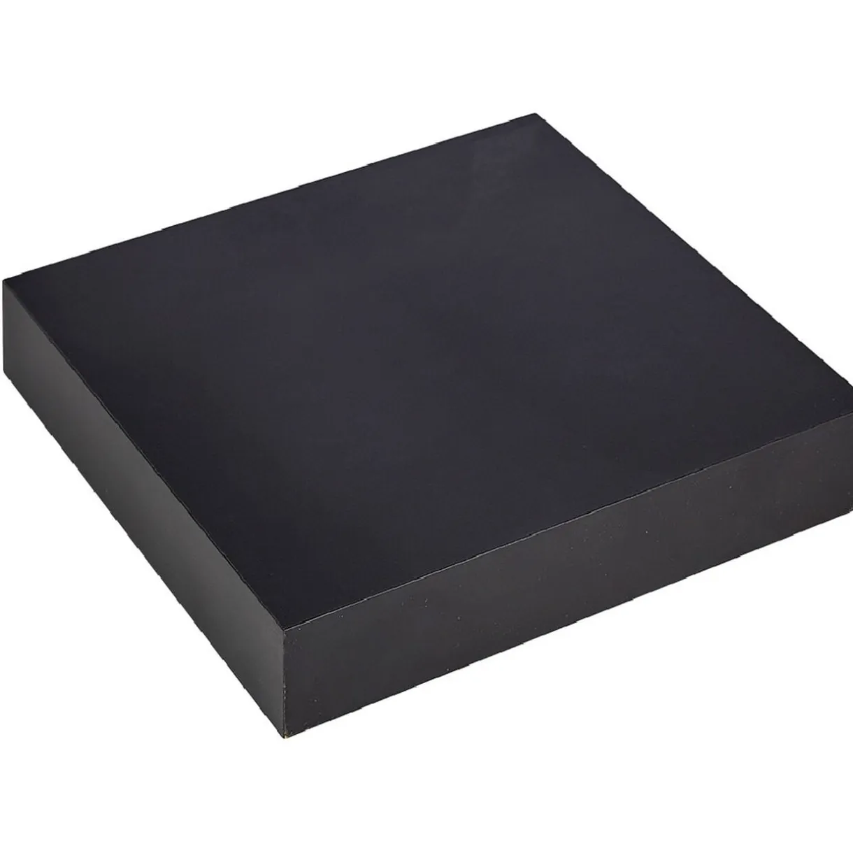 Étagère murale carrée bois noir < Gifi Sale