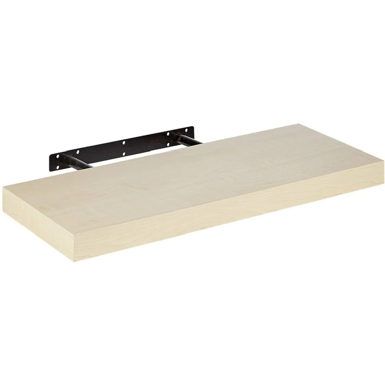 Étagère murale rectangulaire bois beige