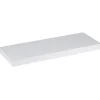 Étagère murale rectangulaire bois blanc