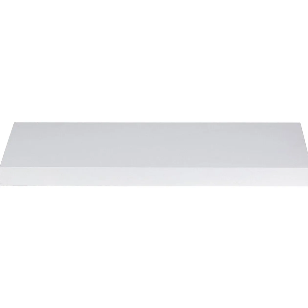 Étagère murale rectangulaire bois blanc