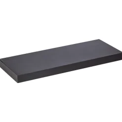 Étagère murale rectangulaire bois noir