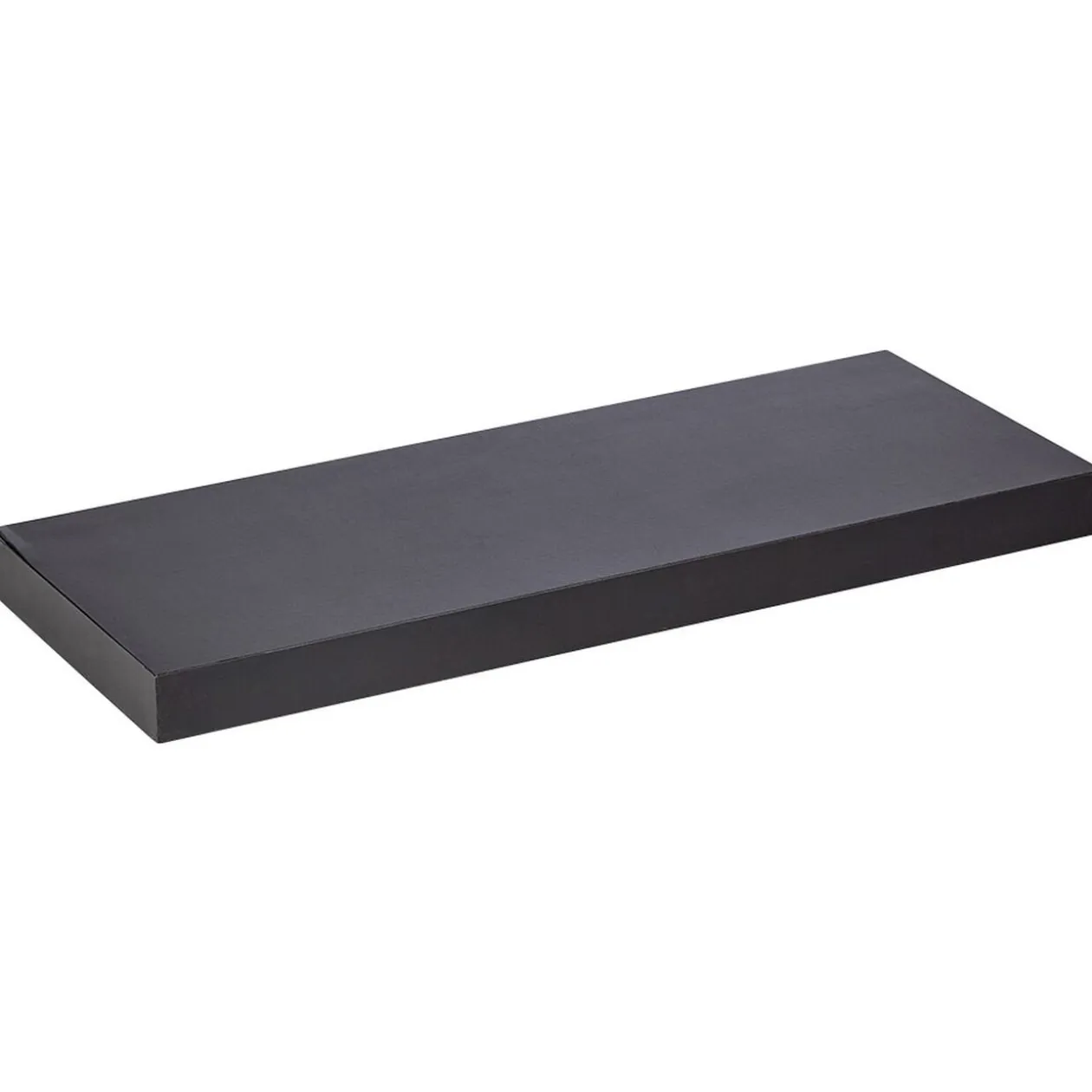 Étagère murale rectangulaire bois noir