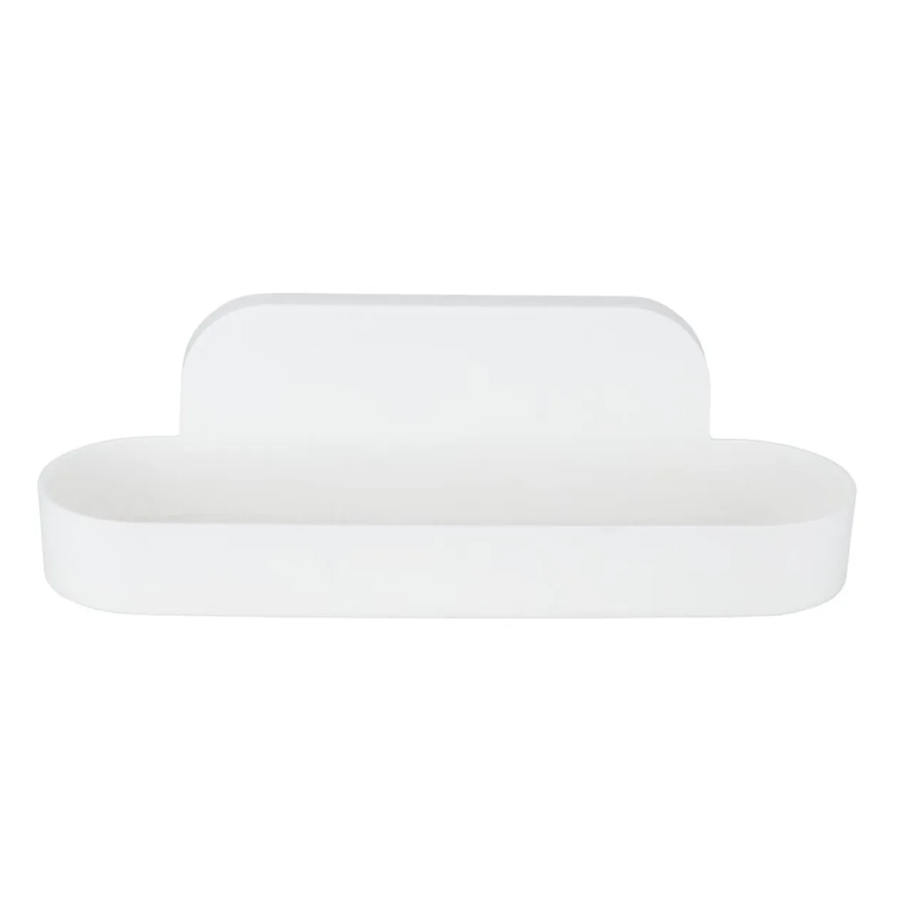 Étagère plastique avec ventouse L28cm (2 modèles)