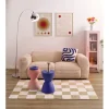 Étagère à poser Linéa 3 niveaux métal rose 39x36xH123cm