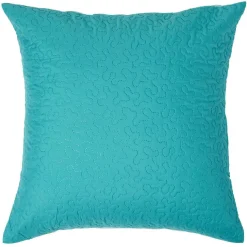 Taie d'oreiller matelassée réversible unie/imprimée finition droite x2 < Gifi New