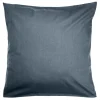 Taie d'oreiller 50x70cm 100% coton finition droite bleu marine < Gifi Hot