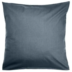 Taie d'oreiller 50x70cm 100% coton finition droite bleu marine < Gifi Hot