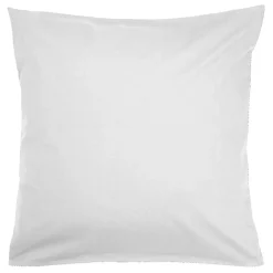 Taie d'oreiller 50x70cm 100% coton finition droite blanc < Gifi Discount