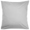 Taie d'oreiller 63x63cm 100% coton finition droite bleu marine