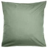 Taie d'oreiller 50x70cm 100% coton finition droite vert