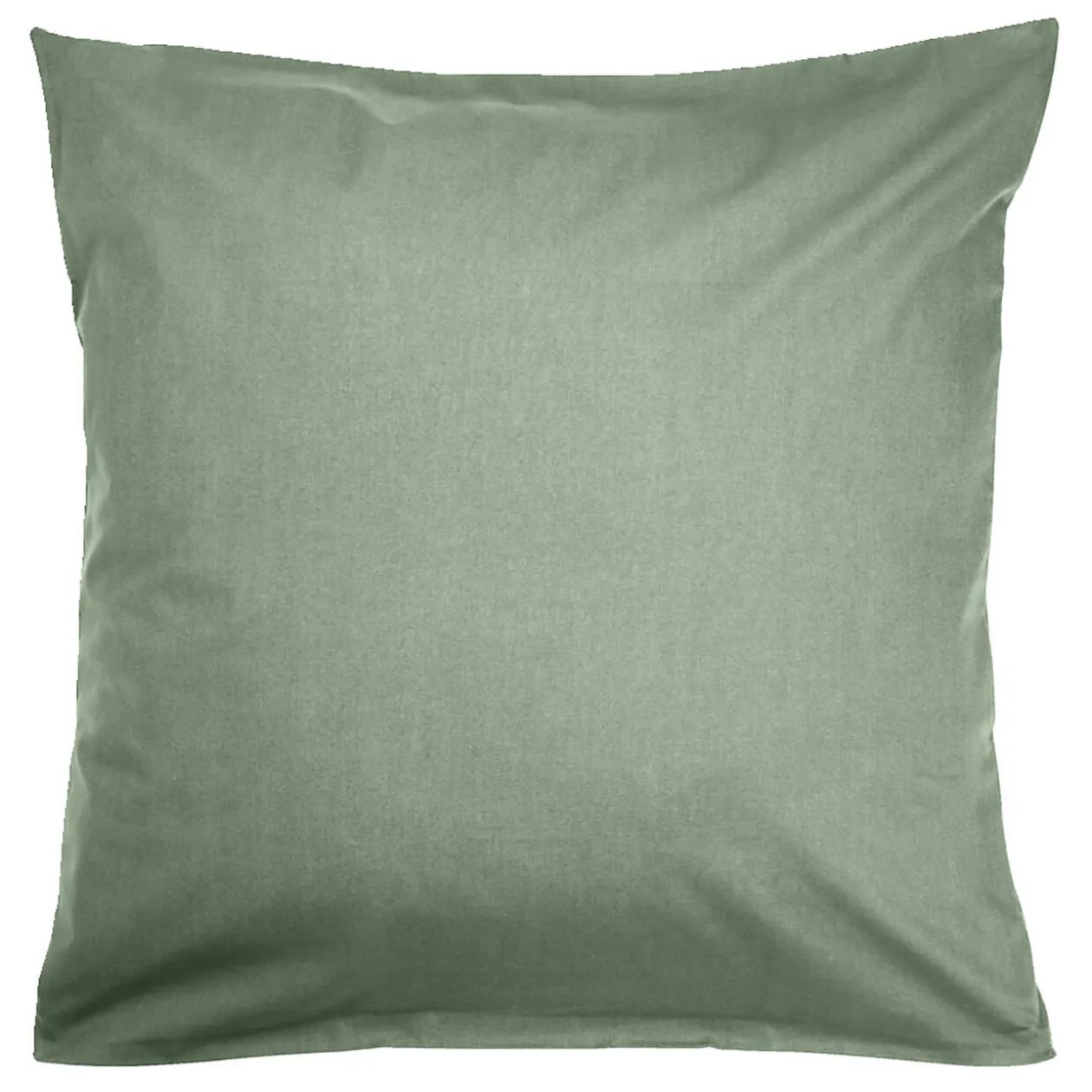 Taie d'oreiller 50x70cm 100% coton finition droite vert