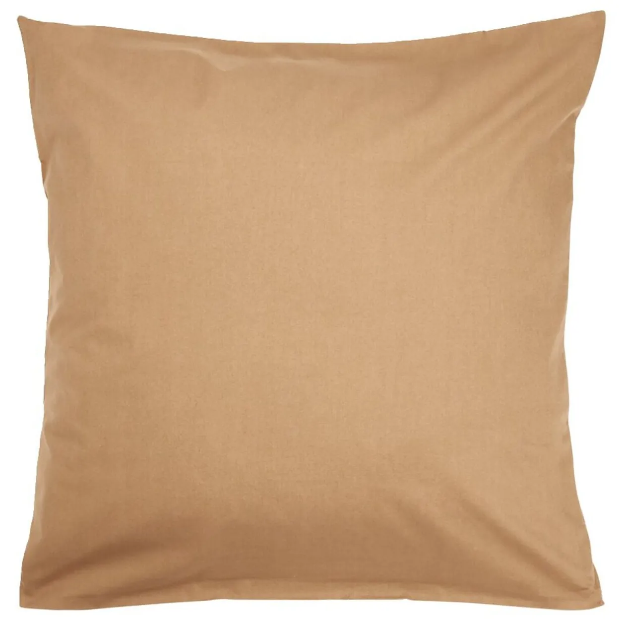 Taie d'oreiller 50x70cm 100% coton percale finition droite rouge