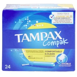 Tampon avec applicateur x24 Tampax Flux régulier