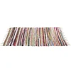 Tapis Chindi 140x70cm coton et polyester multicolore