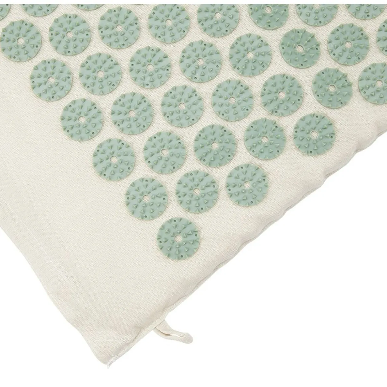 Tapis d'acupression beige et vert