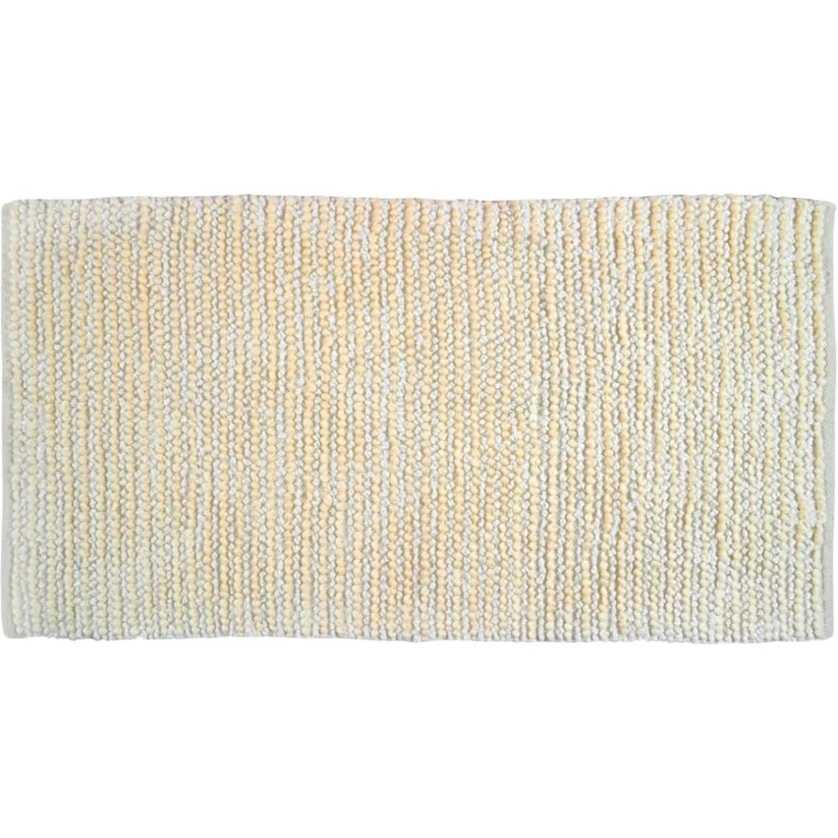 Tapis déco effet laine beige 80x150cm < Gifi Discount
