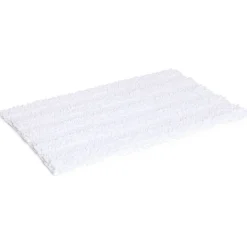 Tapis de bain chenille 50x80cm polyester beige