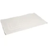 Tapis de bain 100% coton blanc uni 70x50cm