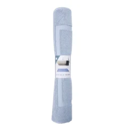 Tapis de bain coton bleu 50x80cm