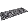 Tapis de cuisine antidéapant absorbant imprimé tomette bleu 50x80cm