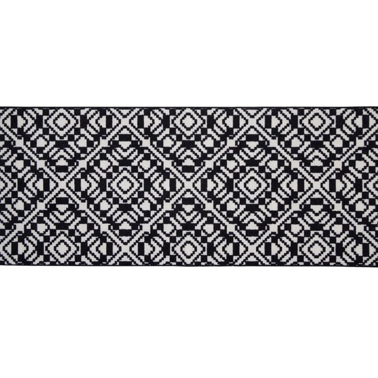 Tapis de cuisine antidéapant absorbant imprimé tomette bleu 50x80cm