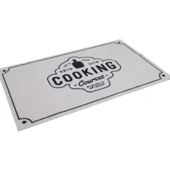 Tapis de cuisine antidérapant absorbant inscription Cooking 80x50cm < Gifi Online