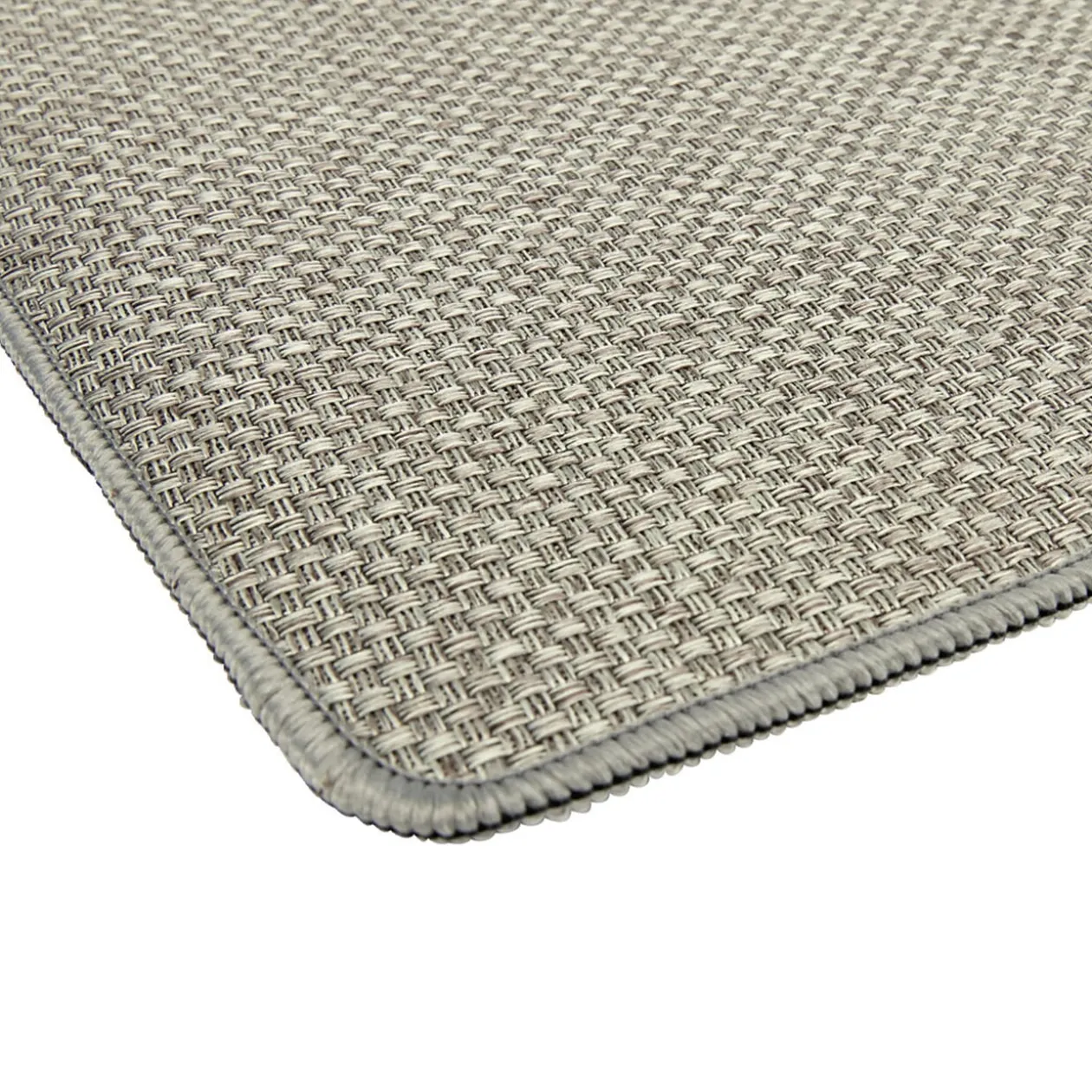 Tapis de cuisine tissu bouclette marron 44x120cm