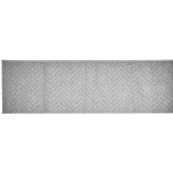 Tapis de cuisine XXL uni gris 57x180 cm