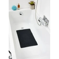 Tapis de douche antidérapant plastique 38x68cm (2 modèles)