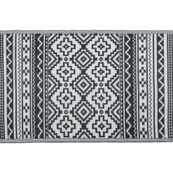 Tapis de jardin rectangulaire India design ethnique gris 120x180cm < Gifi Discount